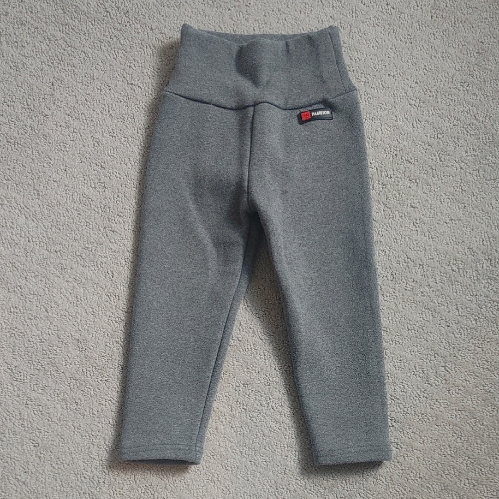 Gray Kids Leggings